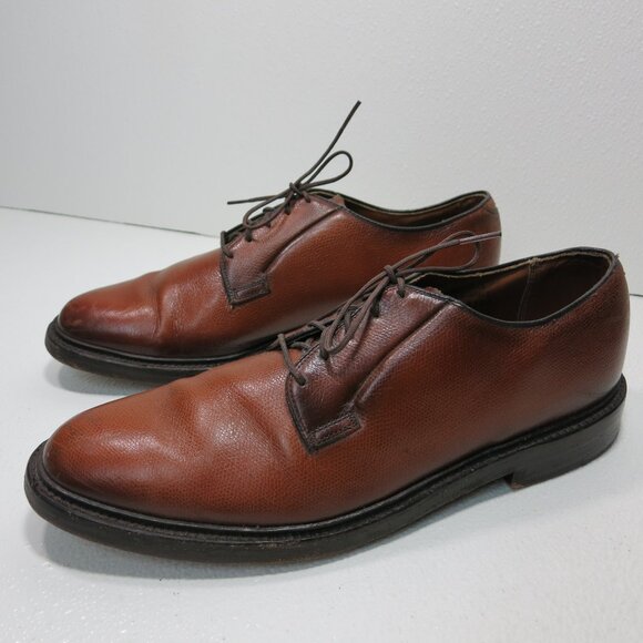 Thom McAn Royal Lancers Full Cut Pebbled Grained Leather Dress Oxfords 10 - Picture 1 of 8